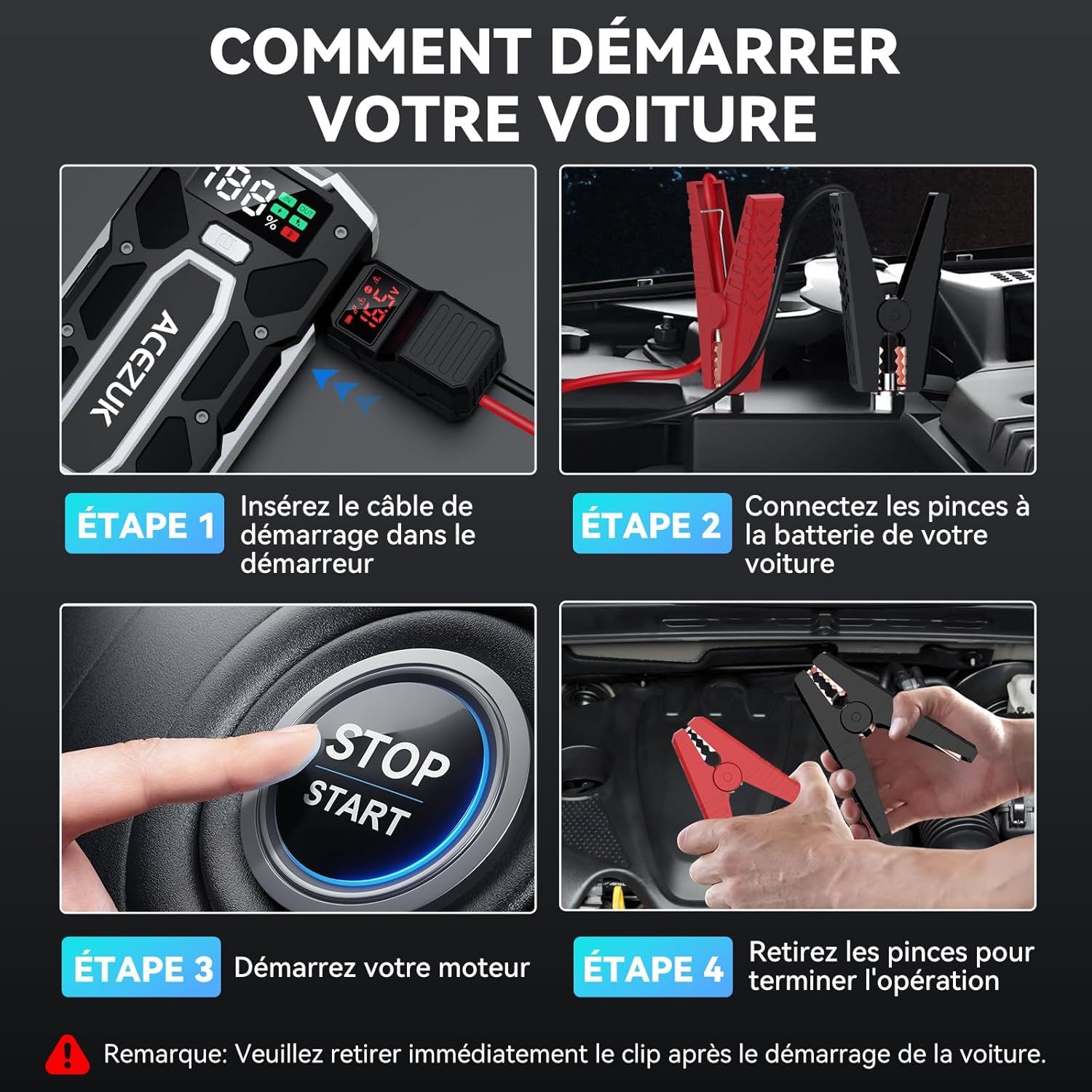 Booster Batterie Voiture 7000A