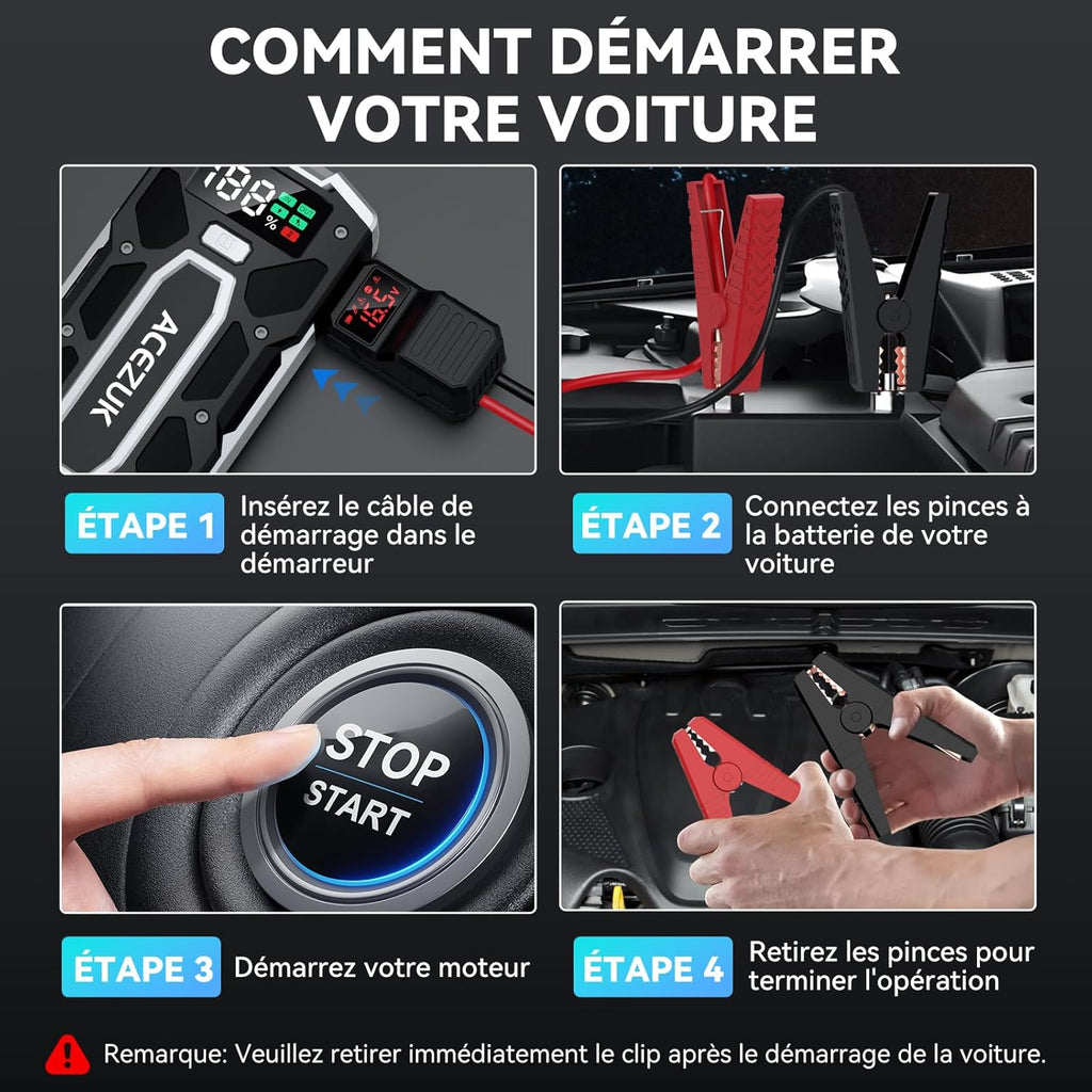 Booster Batterie Voiture 7000A